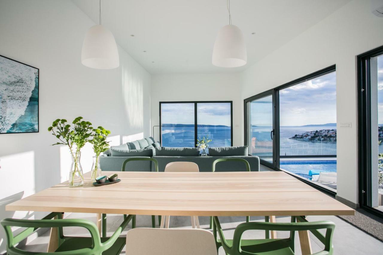 Holiday Home Olive Exclusive - 8 People, Heated Pool, Okrug Gornji, Sea View Trogir Ngoại thất bức ảnh